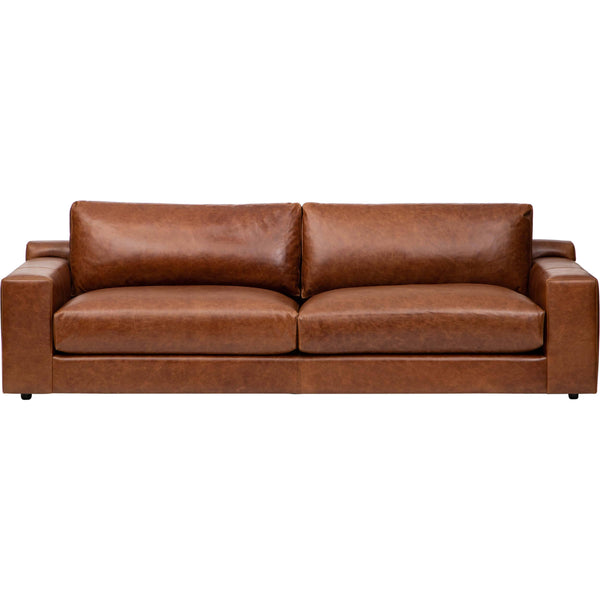 home fashion Axel Leather Sofa Laguna Cognac