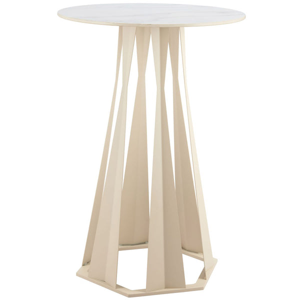 home fashion Axis Bar Table White