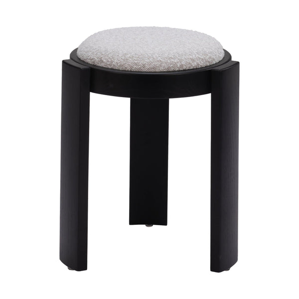 Home Fashion Banjul Ottoman Misty Gray