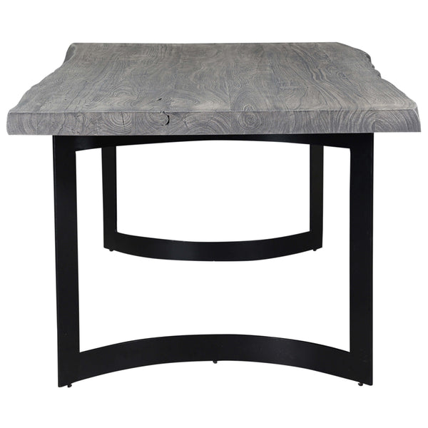 Home Fashion Bent Dining Table Light Grey