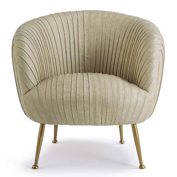 Home Fashion Beretta Leather Chair Cappuccino