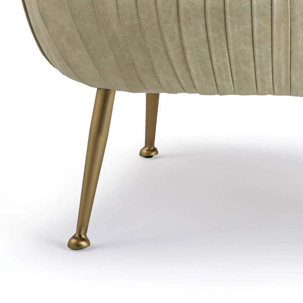 Home Fashion Beretta Leather Chair Cappuccino
