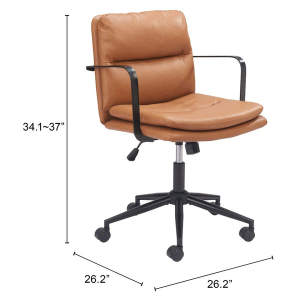 Home Fashion Birao Office Chair Brown