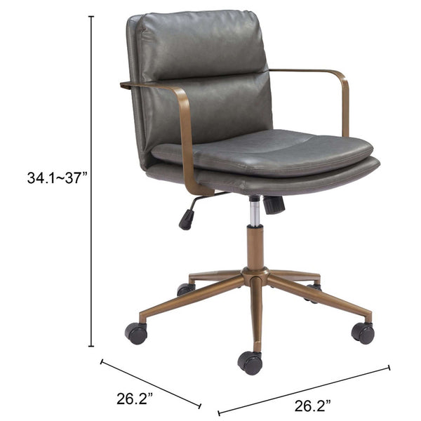 Home Fashion Birao Office Chair Gray