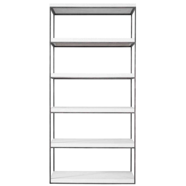 Home Fashion Braxton Etagere Rustic Oak