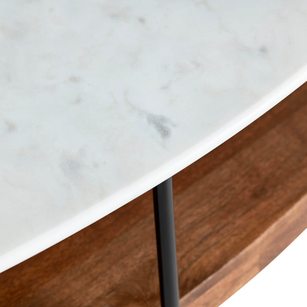 Home Fashion Brewpub Oval Cocktail Table