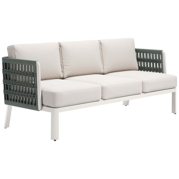 Home Fashion Bridgehampton Sofa White