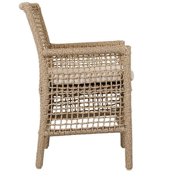 Home Fashion Brisbane Outdoor Dining Chair Natural