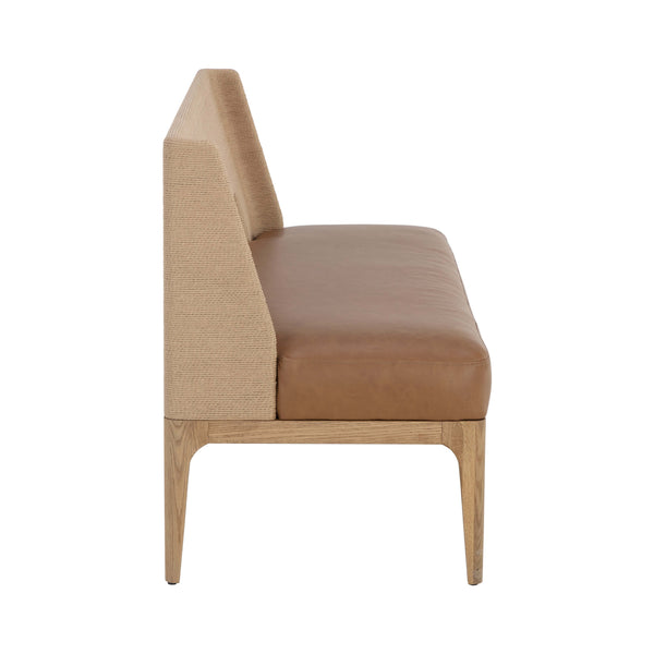 Home Fashion Brocco Bench Milliken Cognac