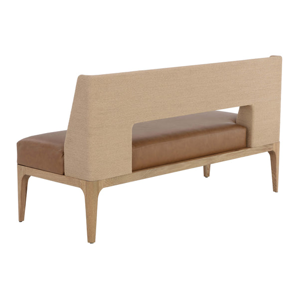 Home Fashion Brocco Bench Milliken Cognac