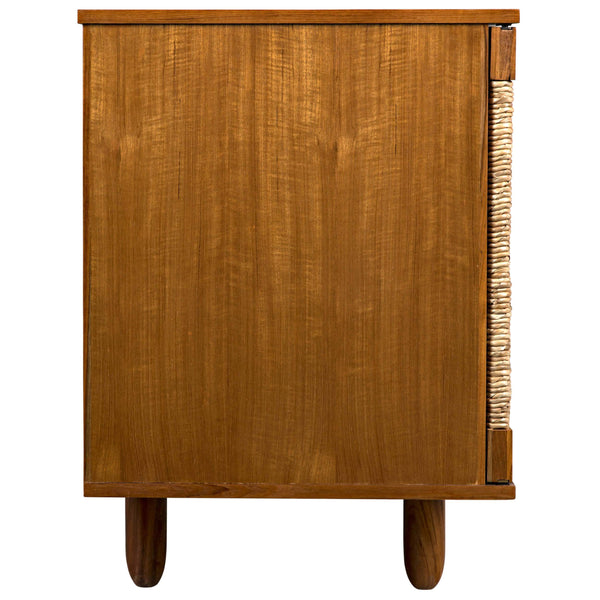 Home Fashion Brook 4 Door Sideboard Teak
