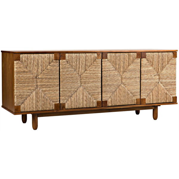 home fashion Brook 4 Door Sideboard Teak
