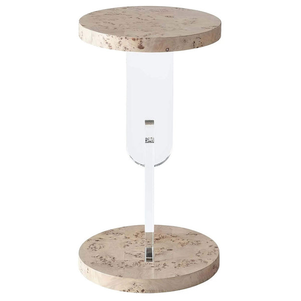 Home Fashion Burl Side Table Mappa Burl