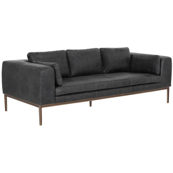 Home Fashion Burr Leather Sofa Serbia Black