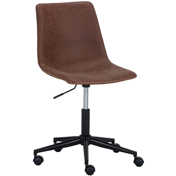 home fashion Cal Office Chair Antique Brown