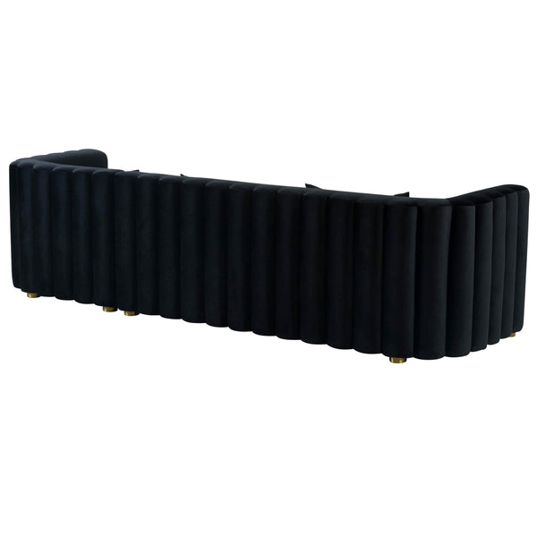 Home Fashion Callie Sectional RAF Black