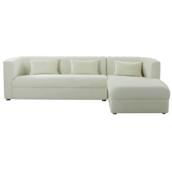 Home Fashion Callie Sectional RAF Cream