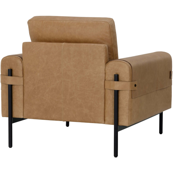 Home Fashion Camus Leather Chair Ludlow Sesame