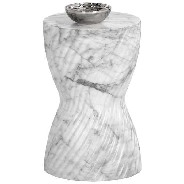 Home Fashion Cara End Table White