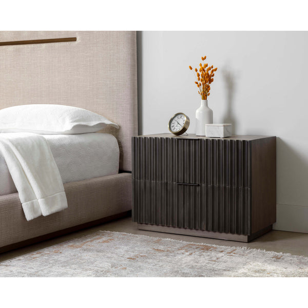 Home Fashion Carlin Nightstand Taupe