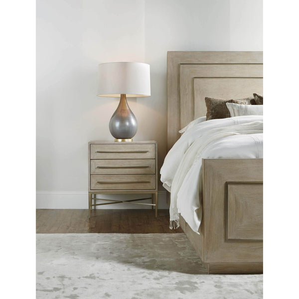 Home Fashion Cascade 3 Drawer Nightstand