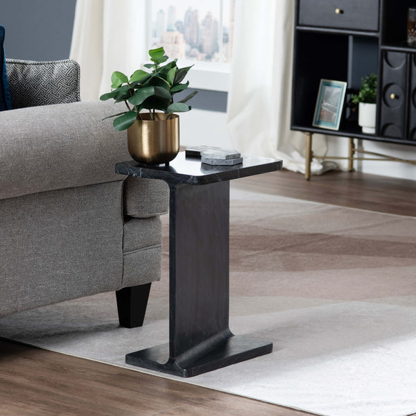 Home Fashion Cassius Accent Table Black