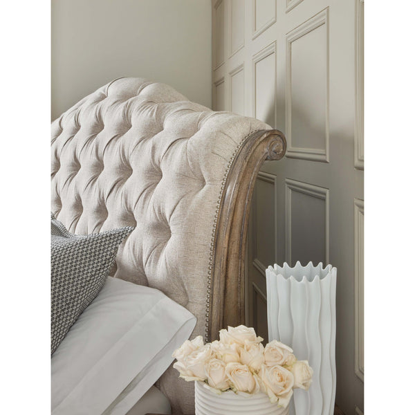 Home Fashion Castella King Tufted Bed Natural Tan
