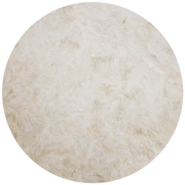 Home Fashion Cataldi Round Dining Table Taupe