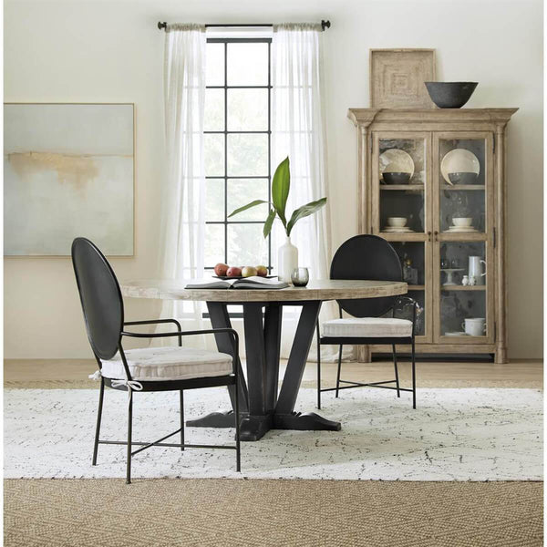 Home Fashion Ciao Bella Metal Arm Chair Set Of 2