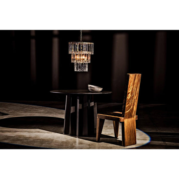 Home Fashion Column Dining Table Black