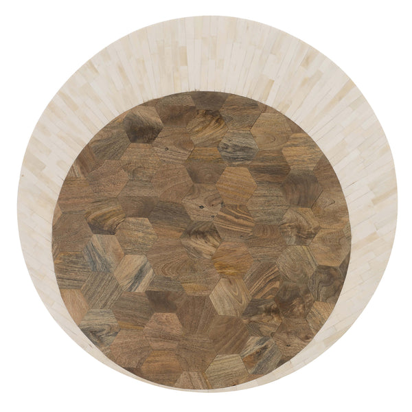 Home Fashion Commerce & Market Round Cocktail Table