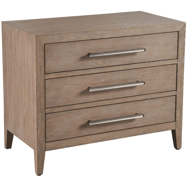 home fashion Cove 3 Drawer Nighstand Gray Oak
