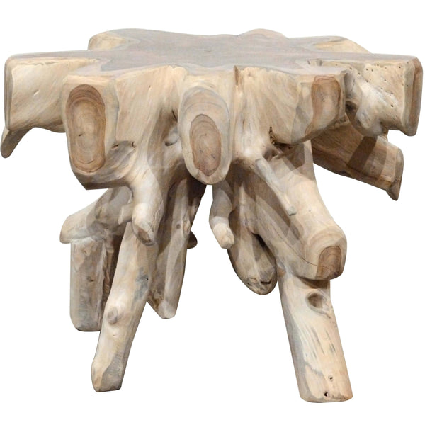 Home Fashion Cypress End Table White Wash