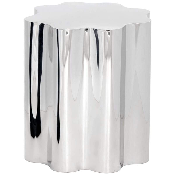home fashion Dahlia Side Table Polished Stainless