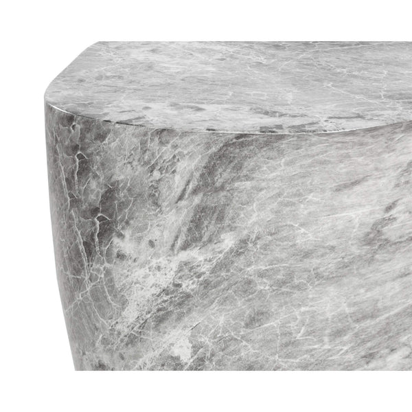 Home Fashion Dali Large End Table Grey