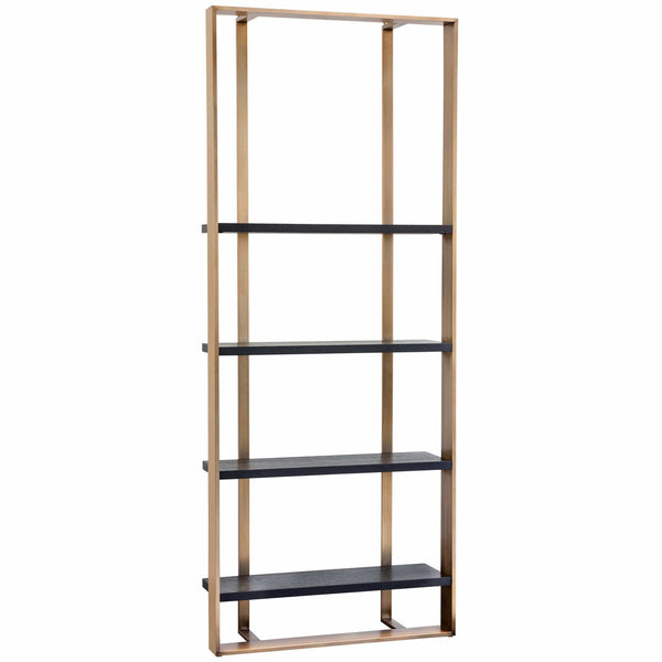 home fashion Dalton Bookcase Antique Brass