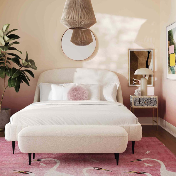 Home Fashion Denise Boucle Bed Cream