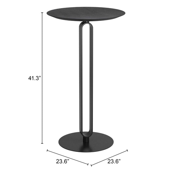 Home Fashion Derry Bar Table Black