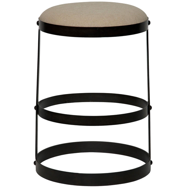 Home Fashion Dior Counter Stool Matte Black