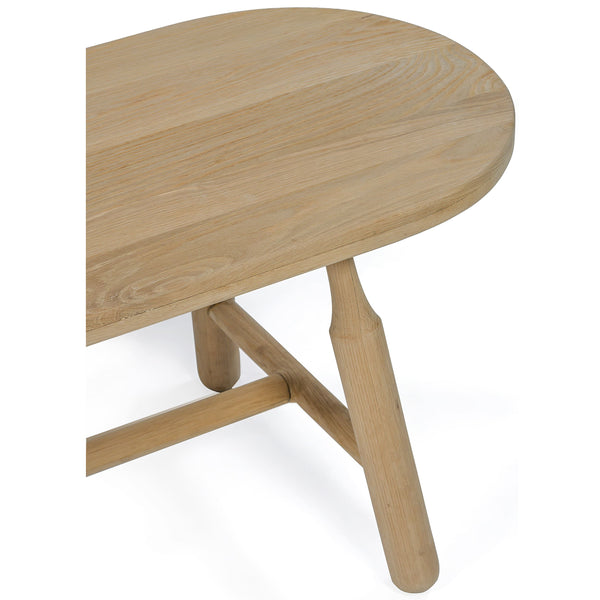Home Fashion Dowel Dining Bench Natural
