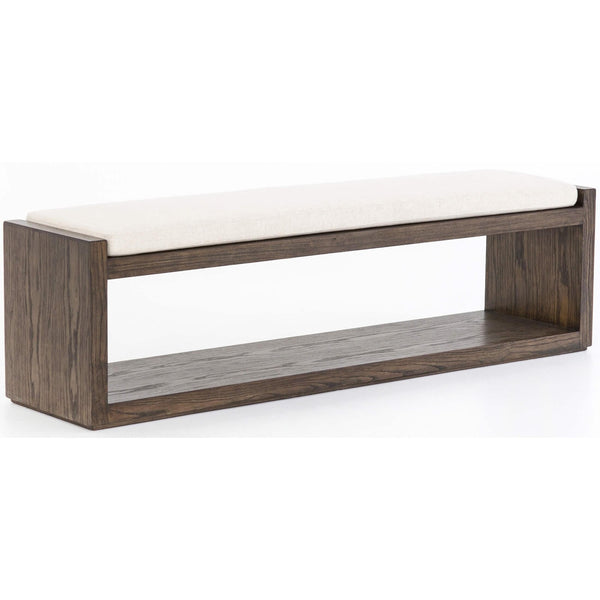 home fashion Edmon Bench Savile Flax by Four Hands