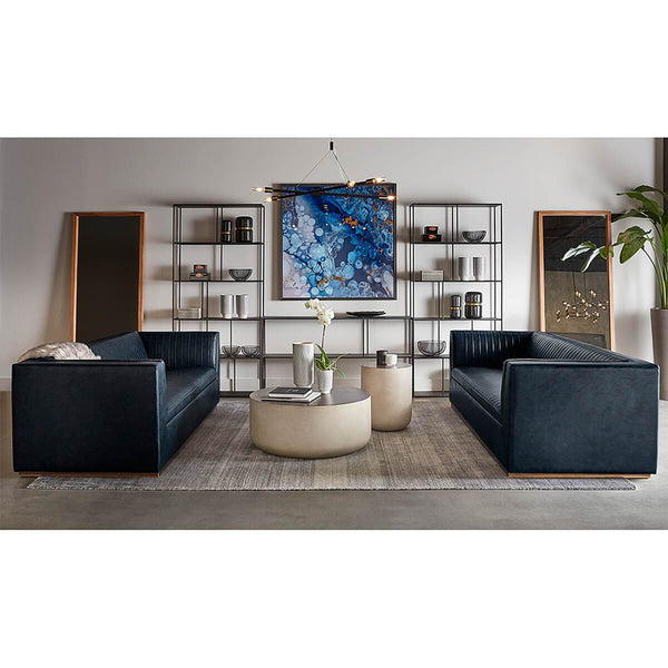 Home Fashion Eiffel Large Low Bookcase Black