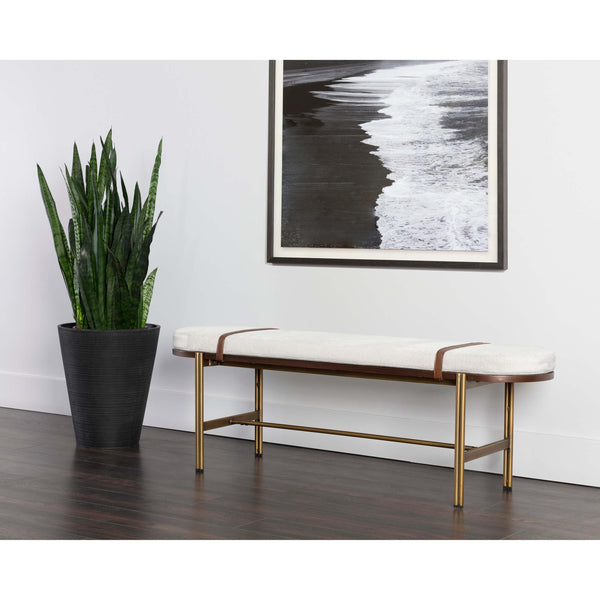 Home Fashion Elaine Bench Polo Club Muslin