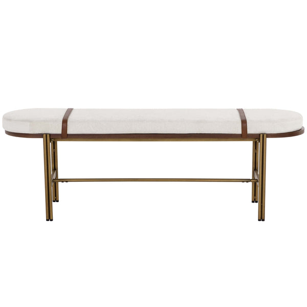 Home Fashion Elaine Bench Polo Club Muslin