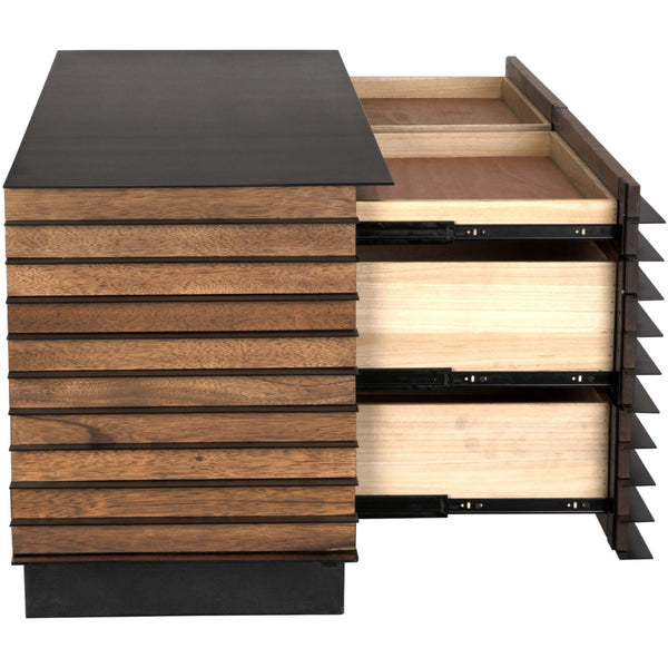 Home Fashion Elevation Sideboard Dark Walnut