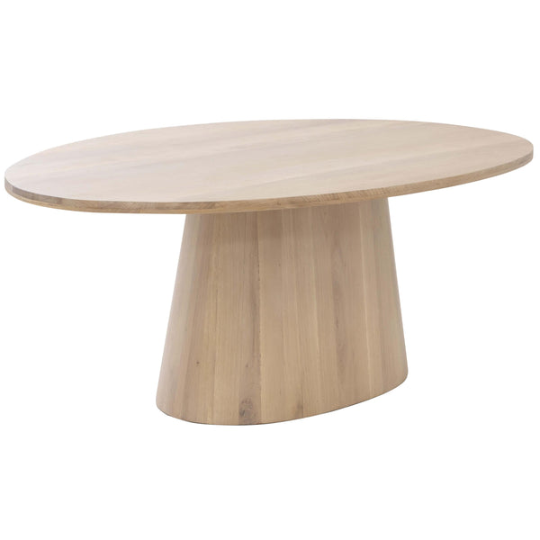 home fashion Elina Oval Dining Table Light Oak