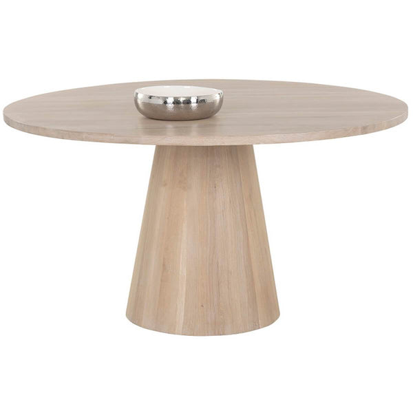 Home Fashion Elina Round Dining Table Light Oak
