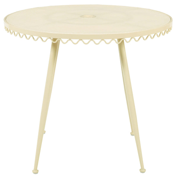 Home Fashion Erica Outdoor Cafe Table Cream