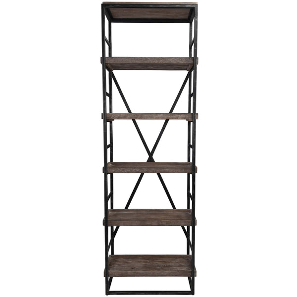 Home Fashion Evan Bookshelf Olive Brown