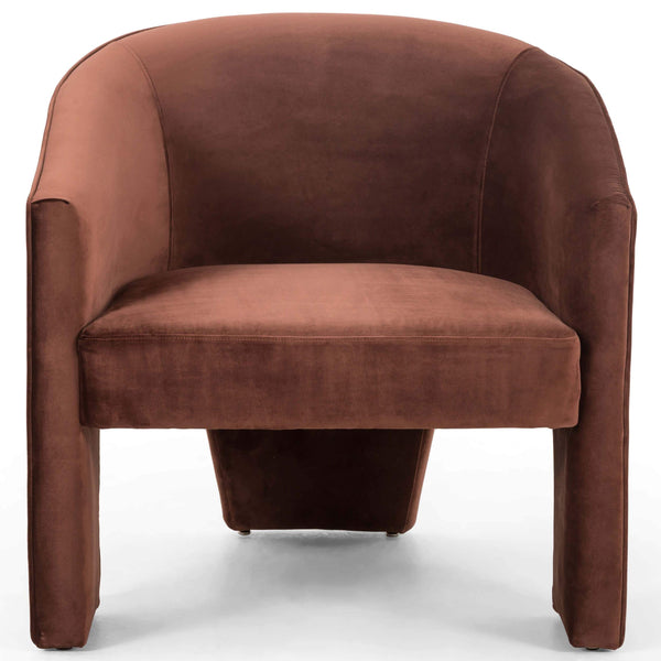 Home Fashion Fae Chair Auburn Velvet By Four Hands